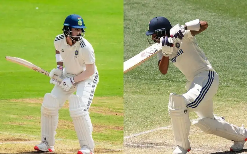 KL Rahul Gets Lauded [Source: ICC and @BCCI/X.com]